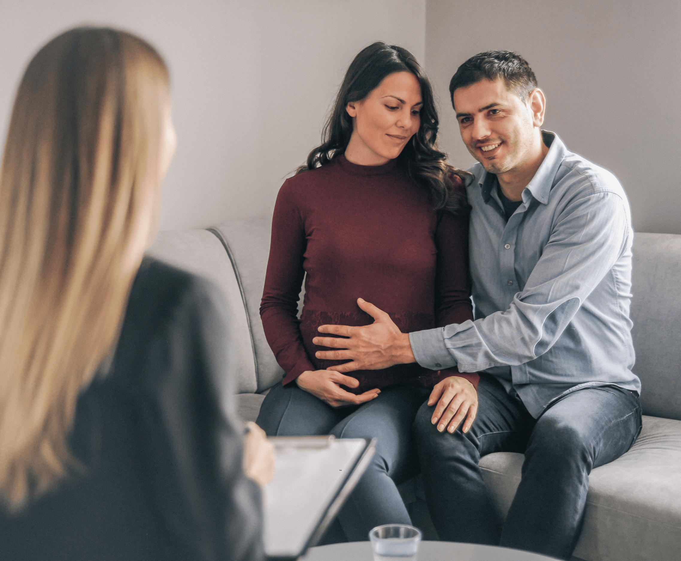 Orthopedic surgeon examining a patient's x-ray